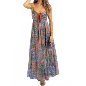 NEW OLIVACEOUS solana maxi dress in multicolor